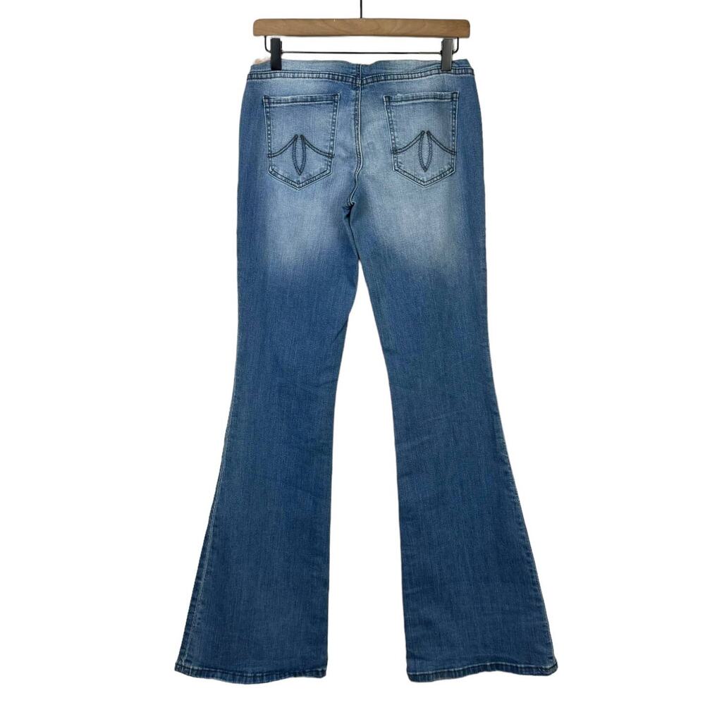 A Pea In The Pod Level 99 Full Panel Sz 28 Secret Fit Belly Flare Maternity Jean - Picture 2 of 9